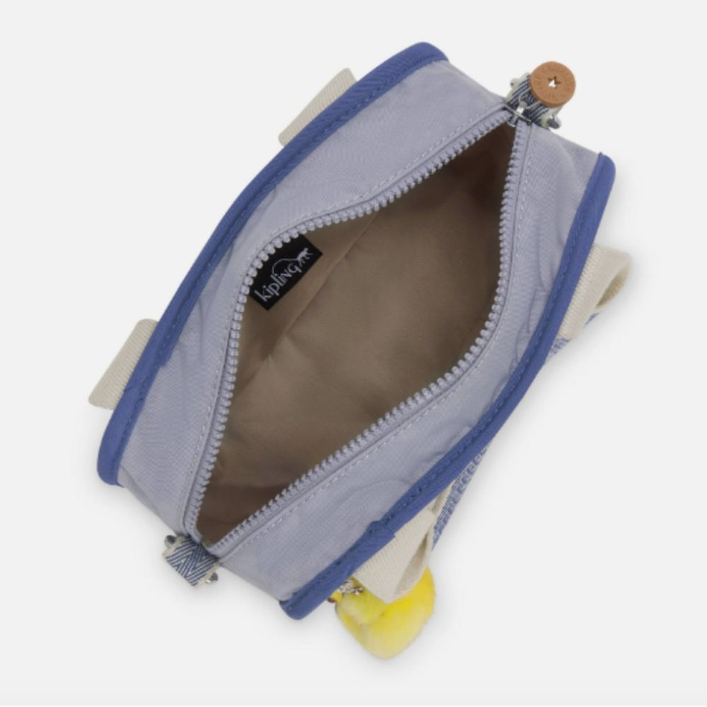 Kipling Nadale Crossbody Bag Dove Gray Legacy New - Picture 2 of 5